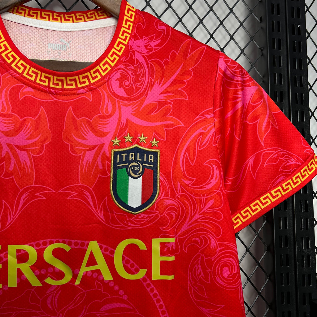 Italy 202223 Versace Co-Branded Edition Jersey-Red