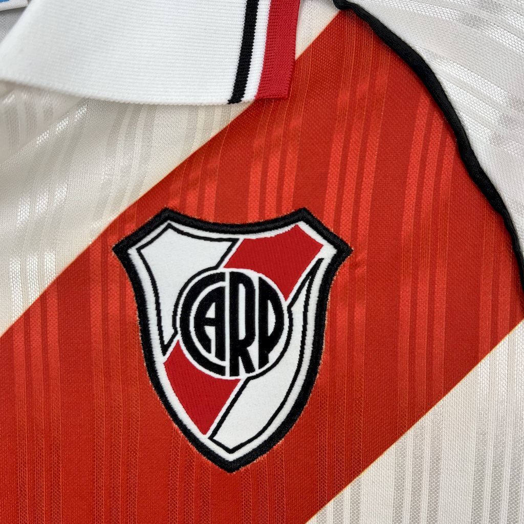 River Plate 199596 Home Retro Jersey