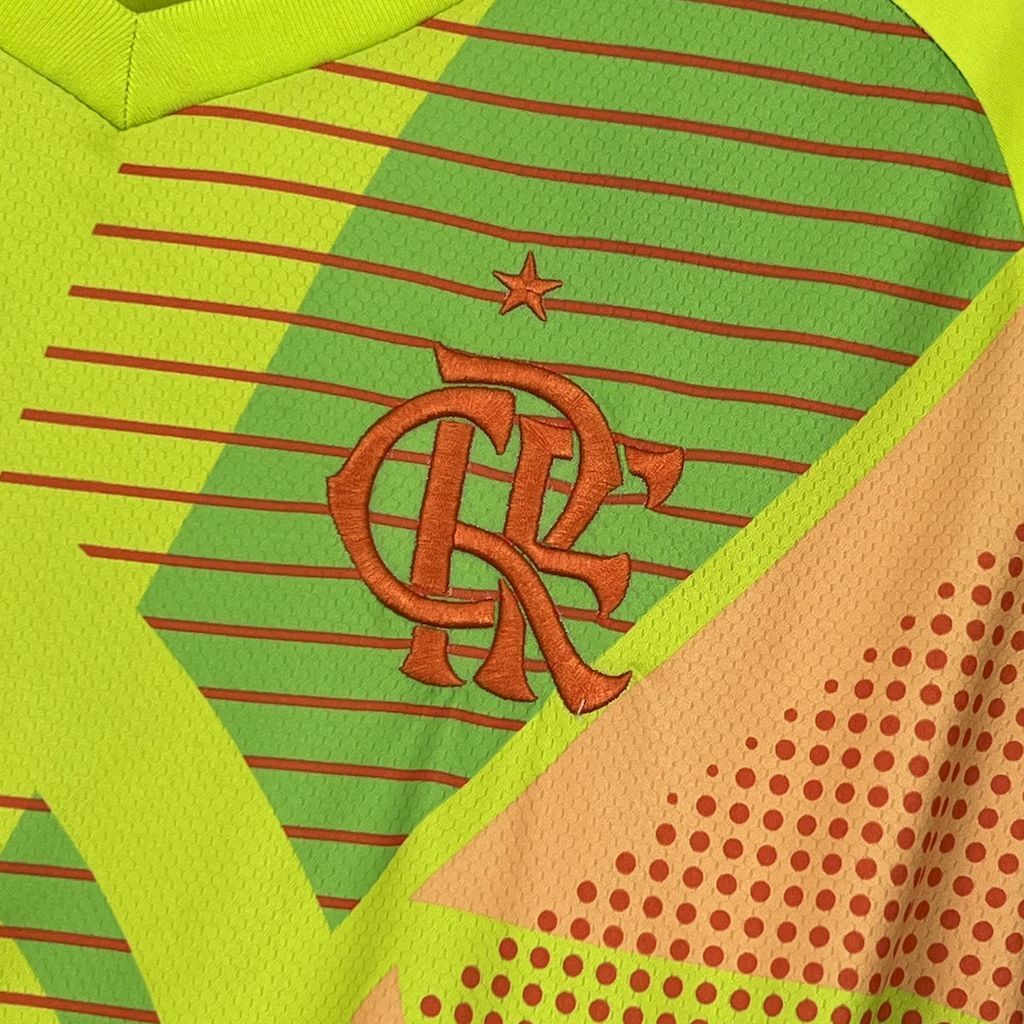 Flamengo 202526 Yellow goalkeeper uniform Jersey