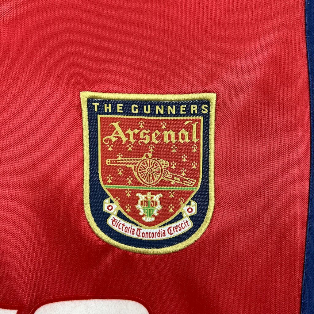 Arsenal 199899 Home Long Sleeves Retro Jersey