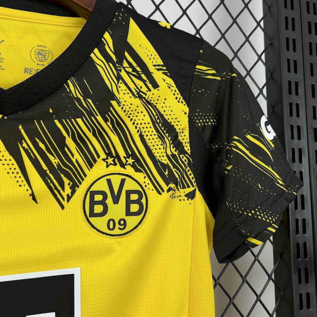 Borussia Dortmund 202526 Home Kids Kit