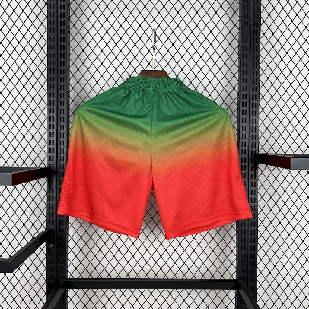 AC Milan 202526 Co-Branded Edition Red Green Shorts