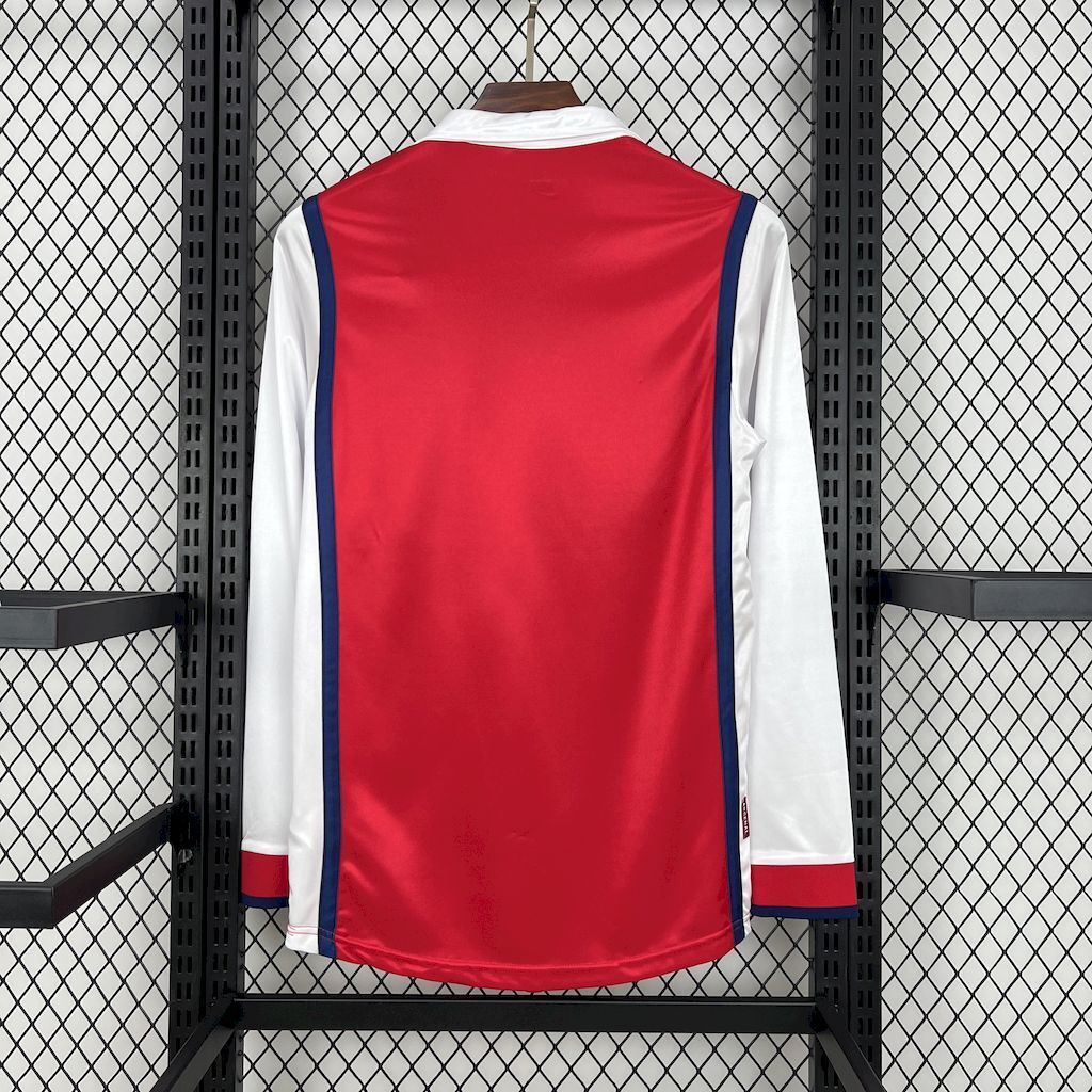 Arsenal 199899 Home Long Sleeves Retro Jersey