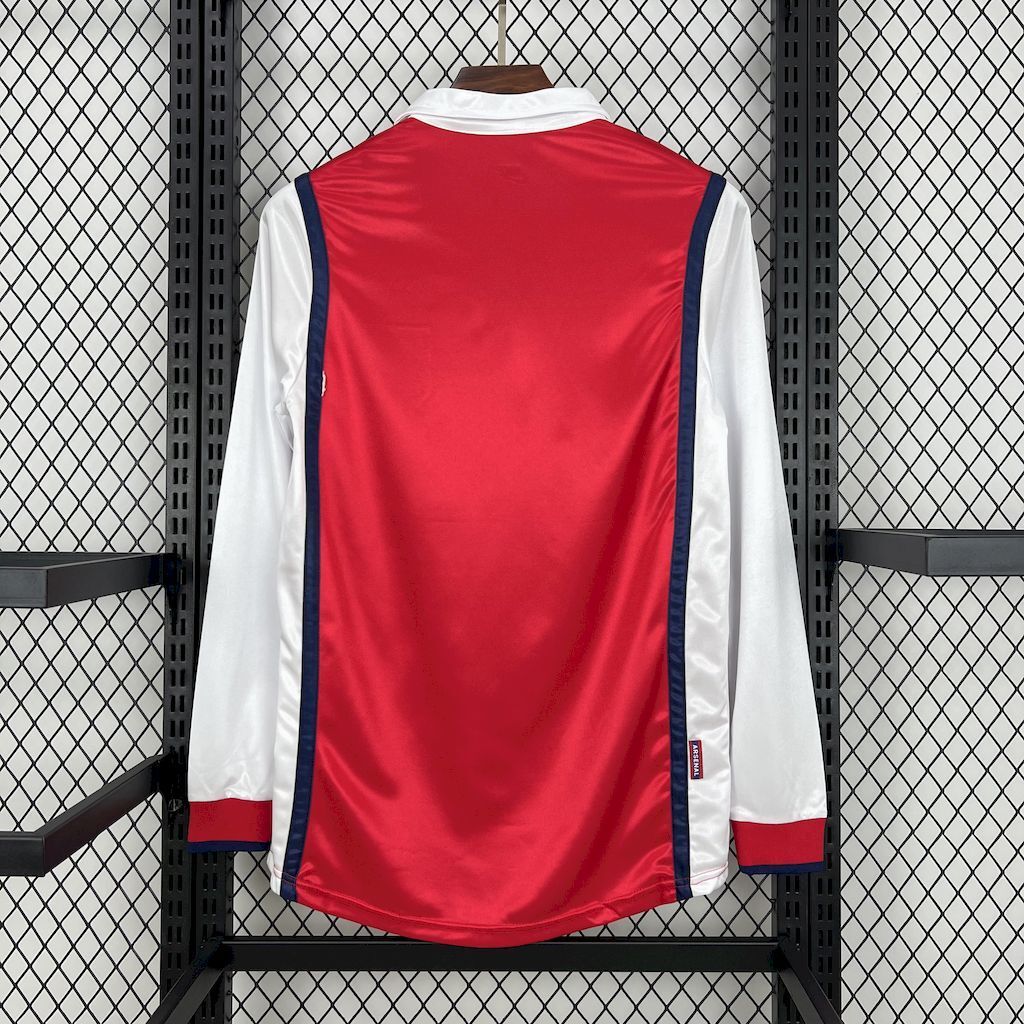 Arsenal 199900 Home Long Sleeves Retro Jersey