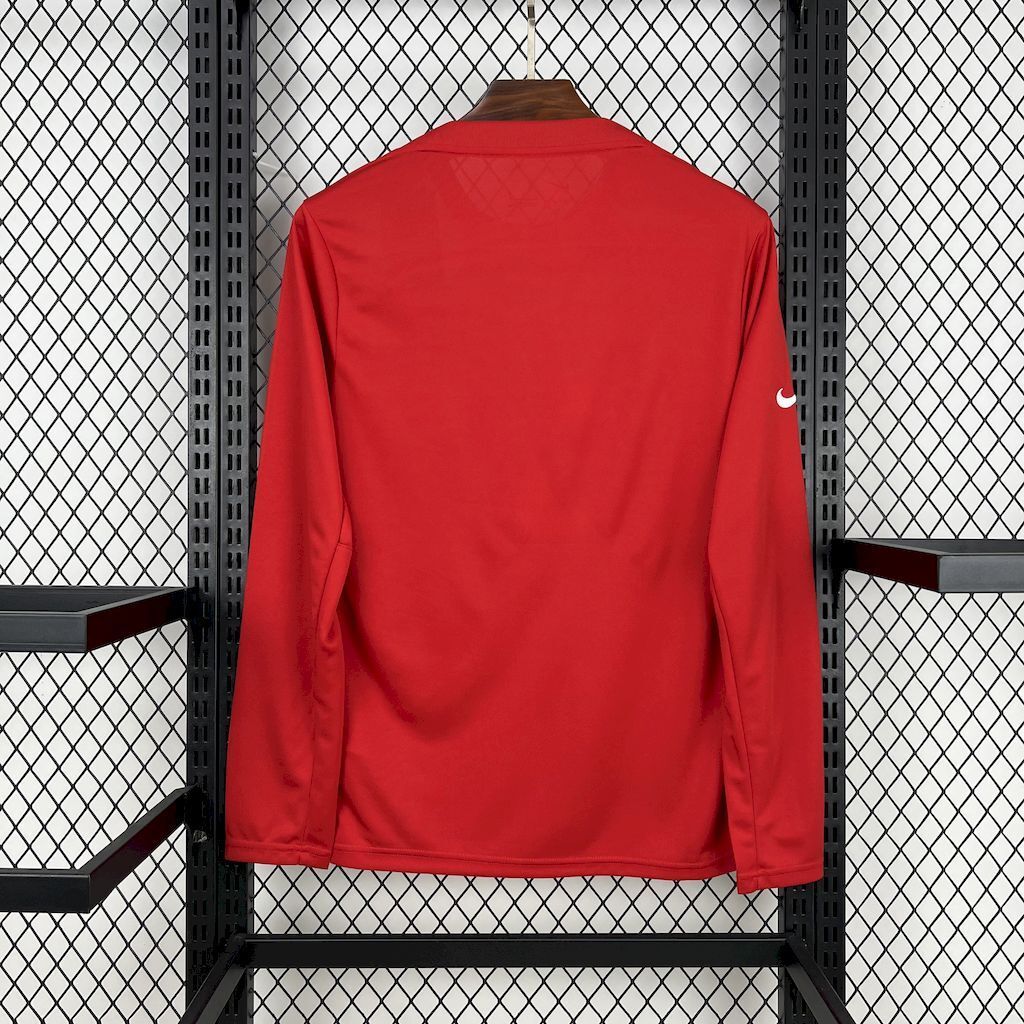 Atletico Madrid 202526 Pre-Match Training Long Sleeves Jersey