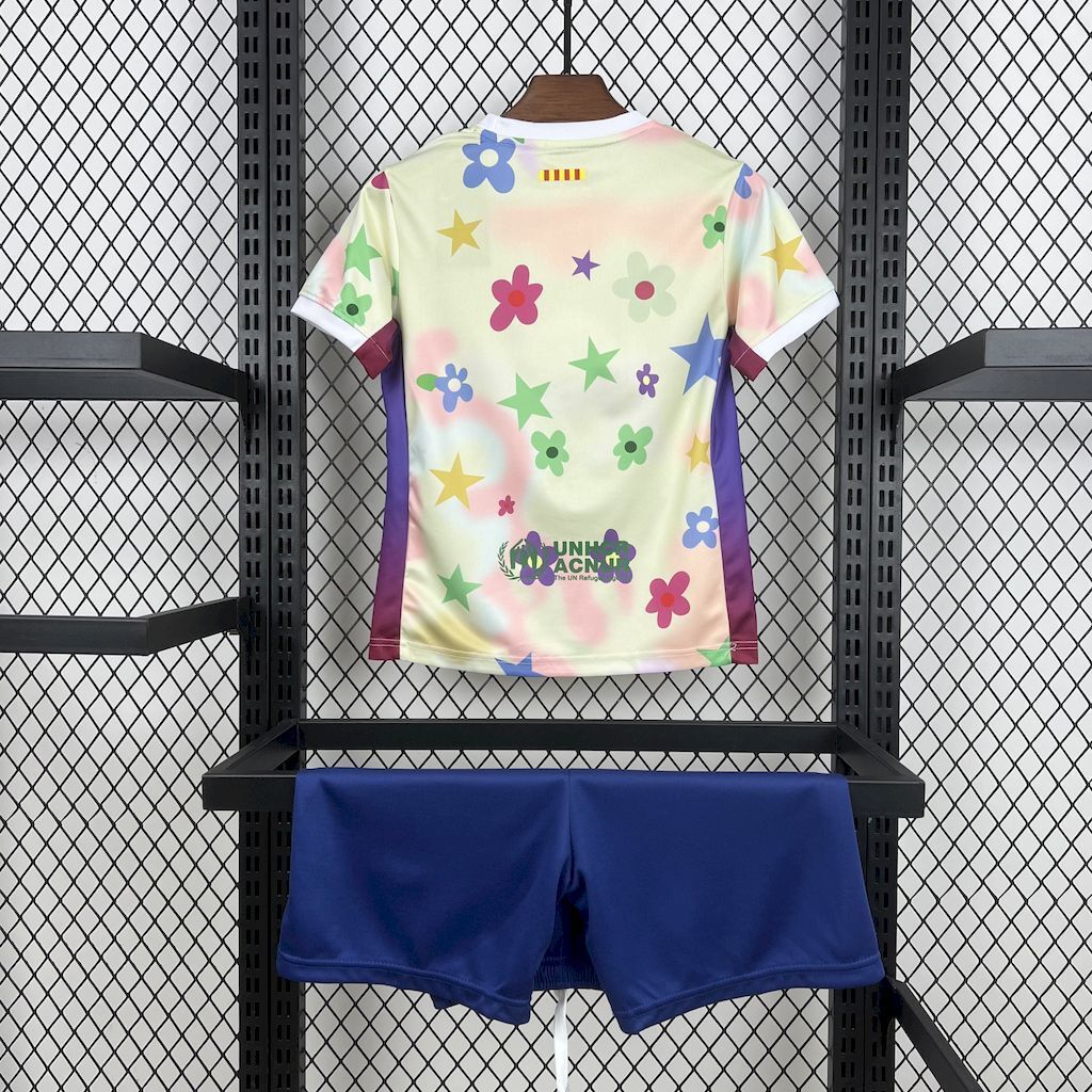 Barcelona 202526 Flower Special Edition Kids Kit