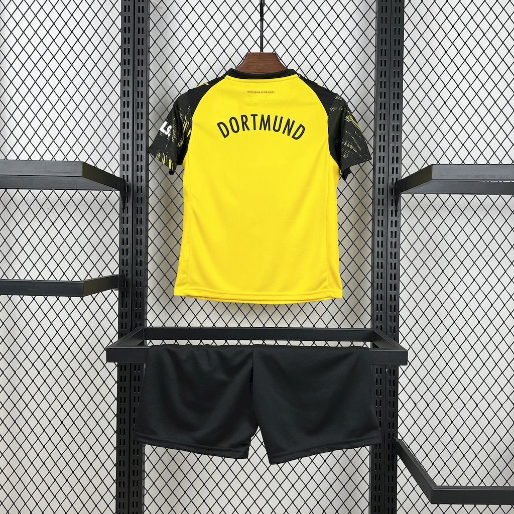 Borussia Dortmund 202526 Home Kids Kit