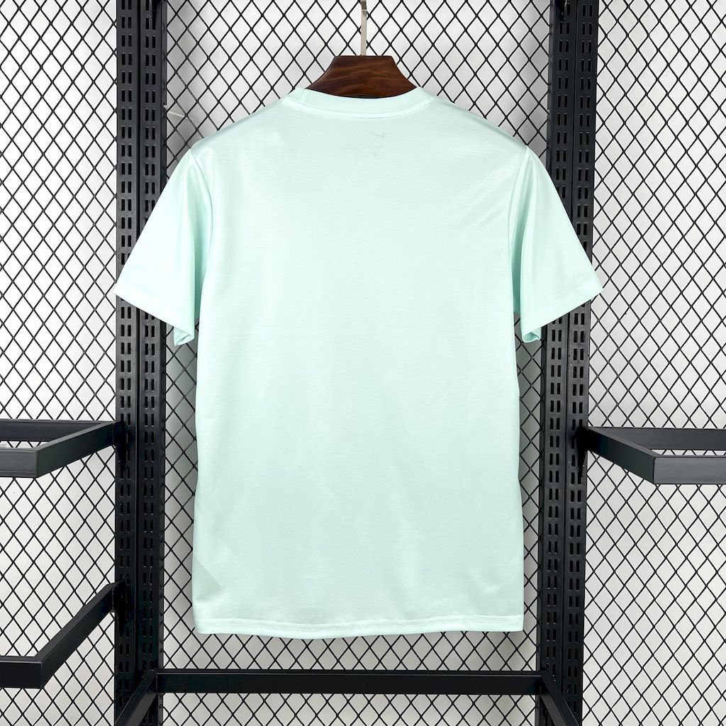 Brazil 202526 Green and White Jersey