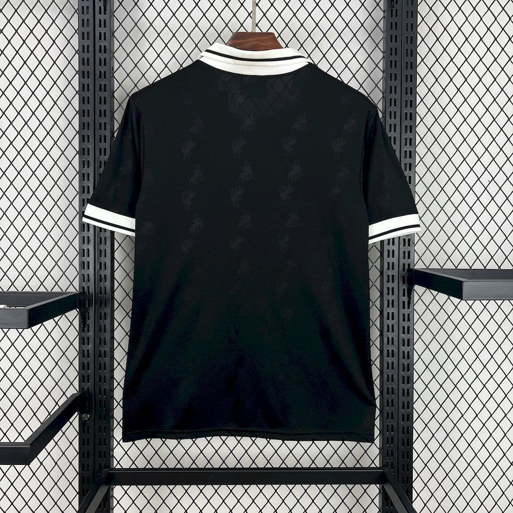 Liverpool 199697 Black Retro Jersey