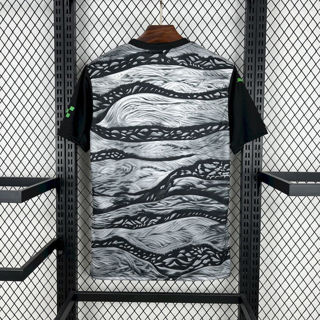 Manchester City 202526 Black and Gray Concept Version Jersey