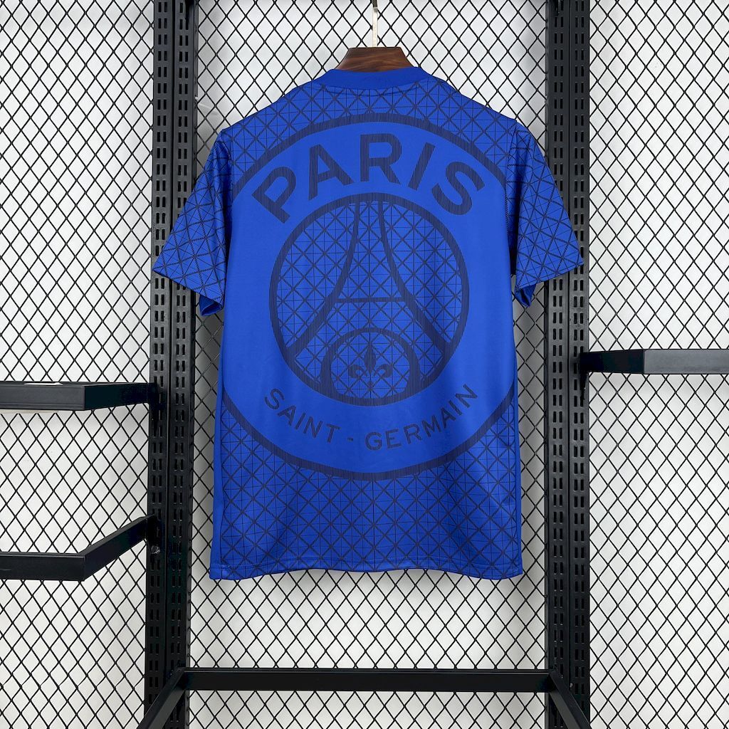 Paris Saint-Germain 202526 Pre-match Training Blue Jersey - Dettaglio 1