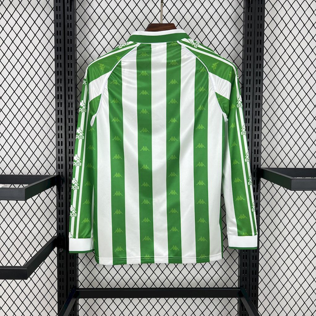 Real Betis 199597 Home Long Sleeves Retro Jersey