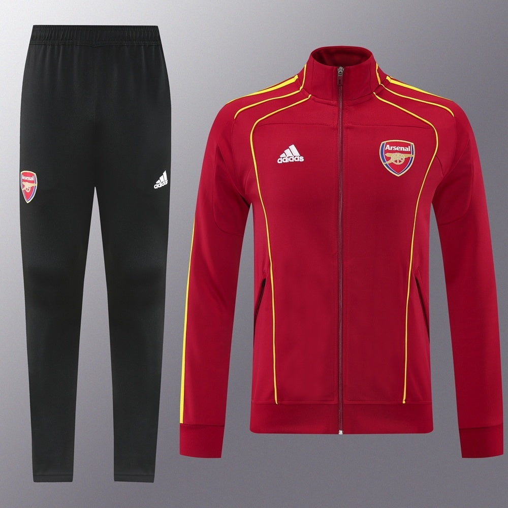 Tuta Zip Arsenal Red