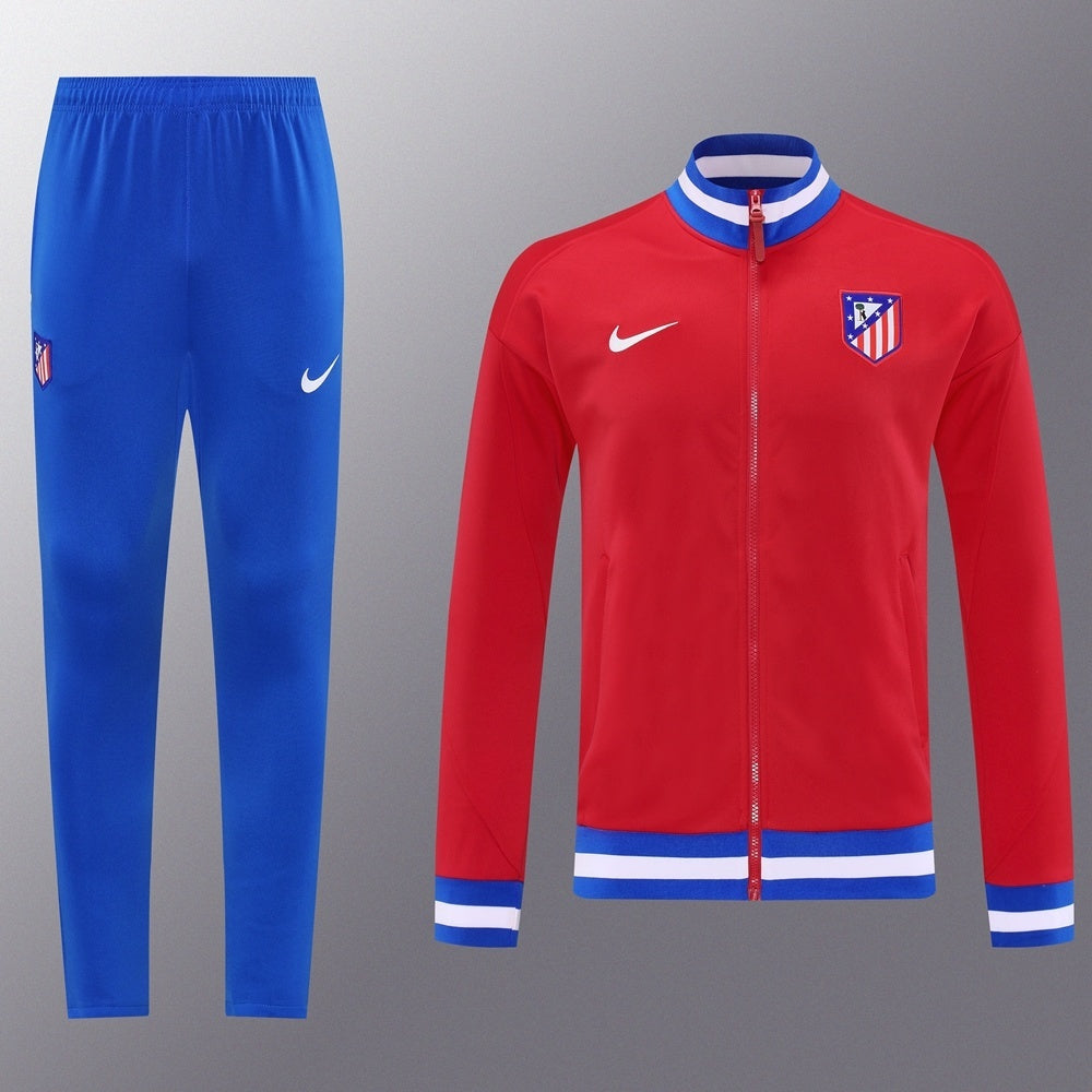 Tuta Zip Atletico Madrid Blu Rossa