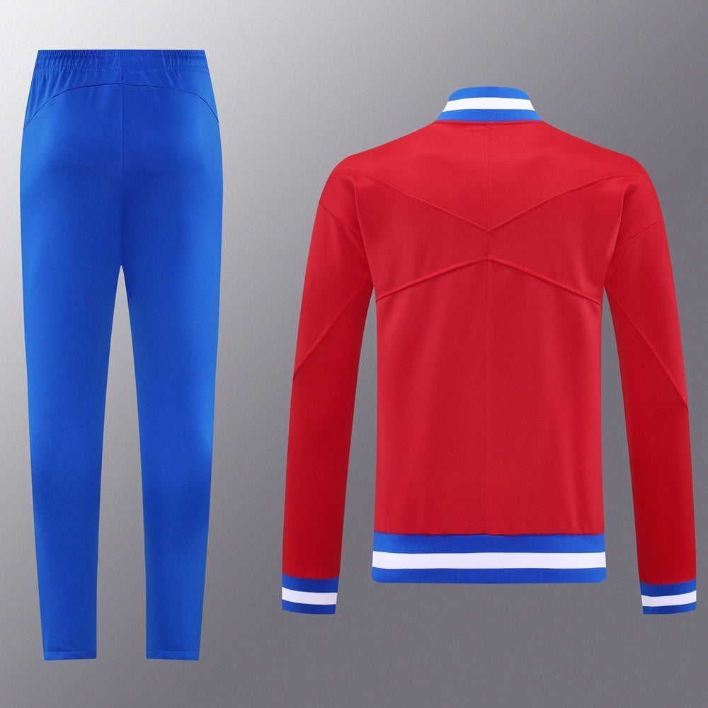 Tuta Zip Atletico Madrid Blu Rossa