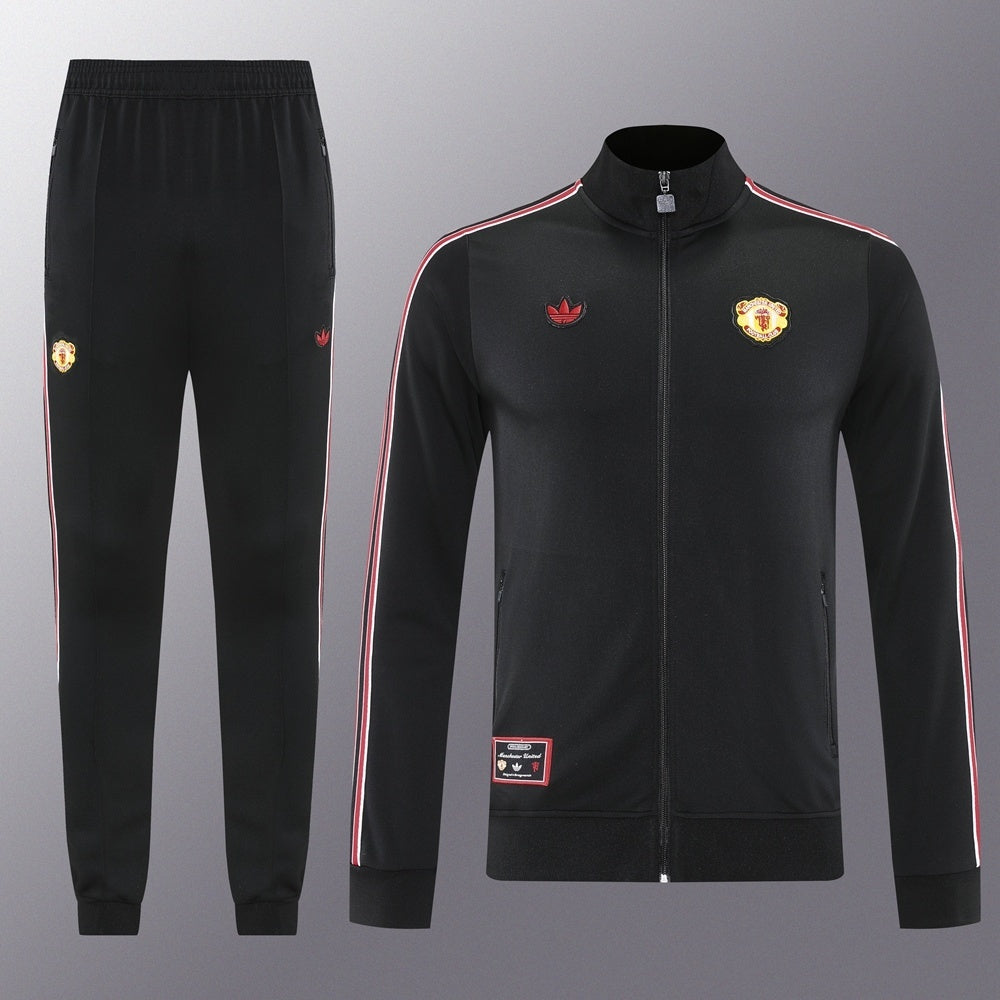 Tuta Zip Manchester United Black
