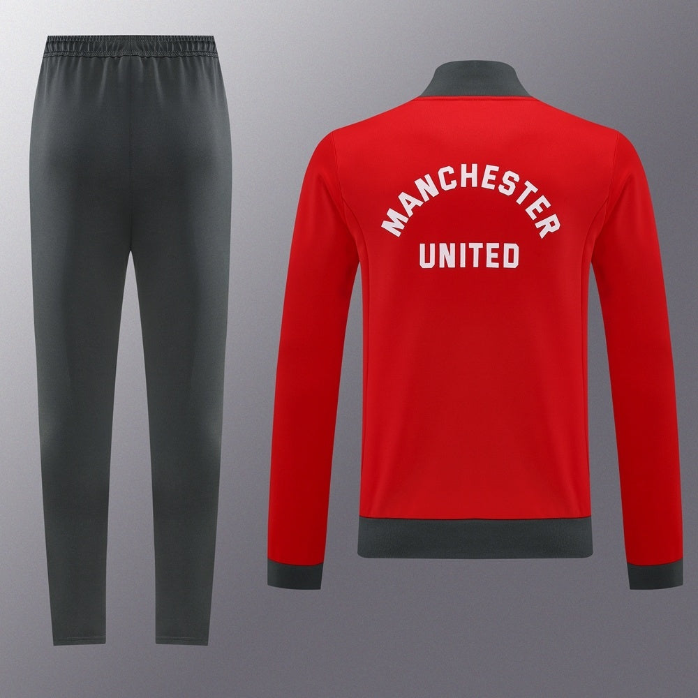 Tuta Zip Manchester United Retro Red