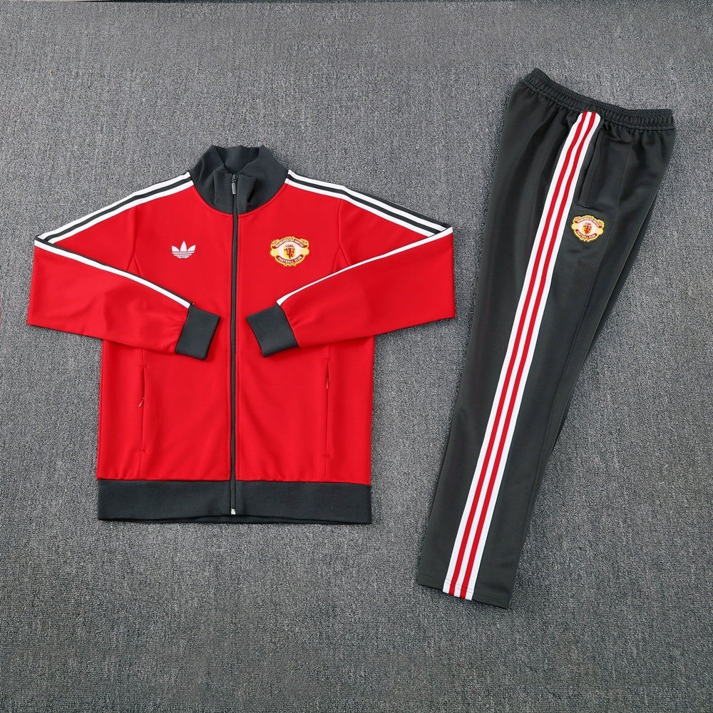 Tuta Zip Manchester United Retro Red
