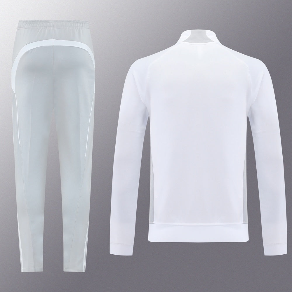 Tuta Zip Real Madrid Bianca