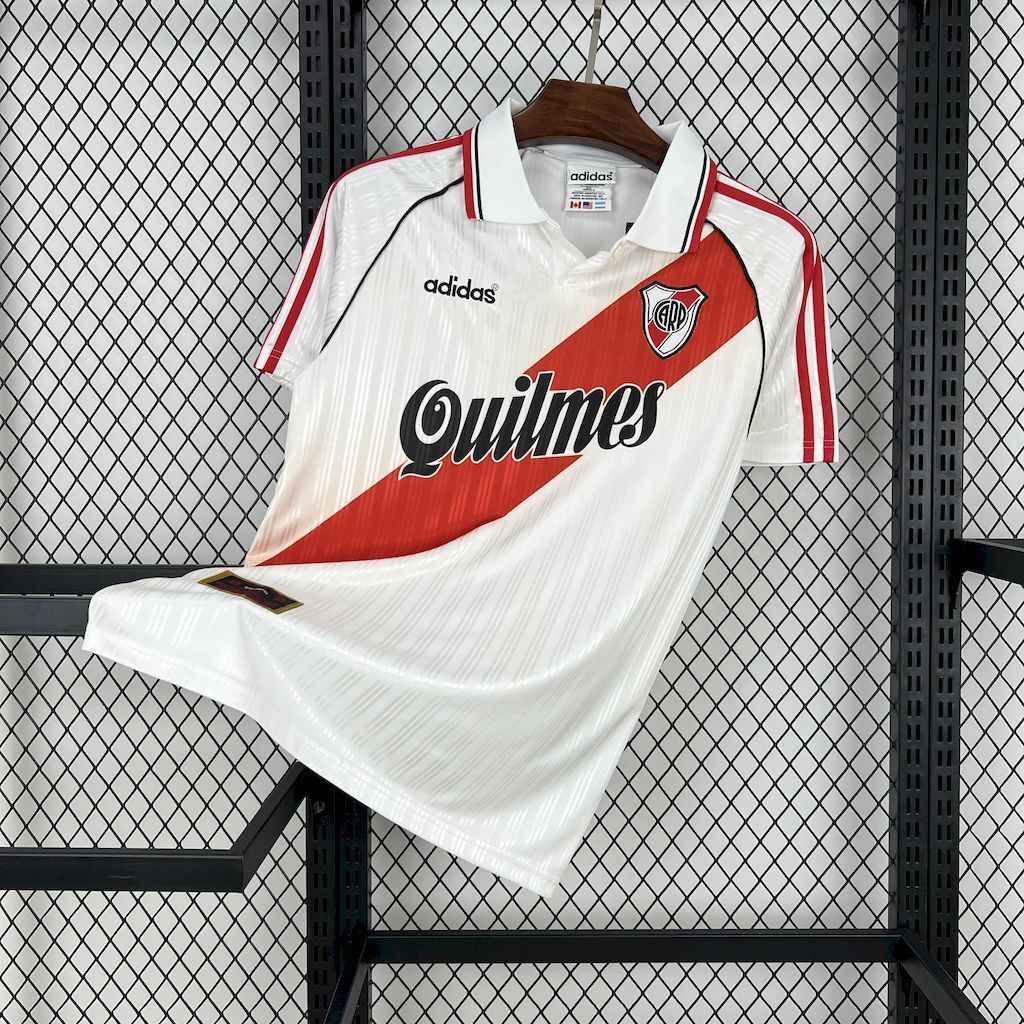 River Plate 199596 Home Retro Jersey
