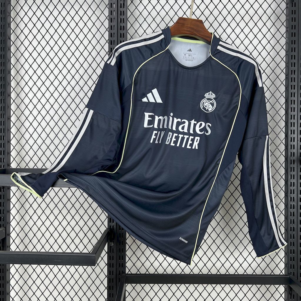 Real Madrid 202526 Away Long Sleeves Jersey