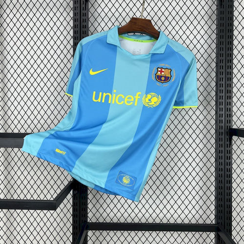 Barcelona 200708 Away Retro Jersey - Fronte