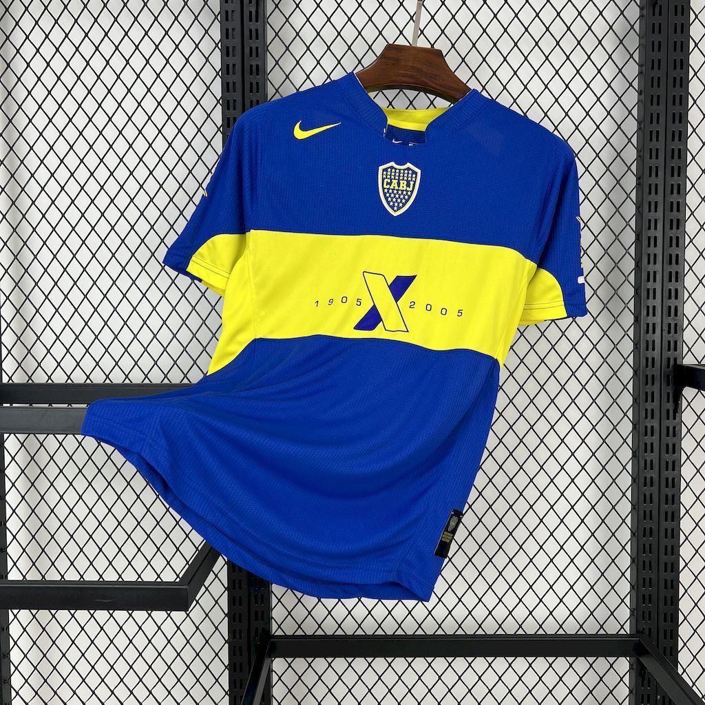 Boca Juniors 2005 100th Anniversary Edition Retro Jersey