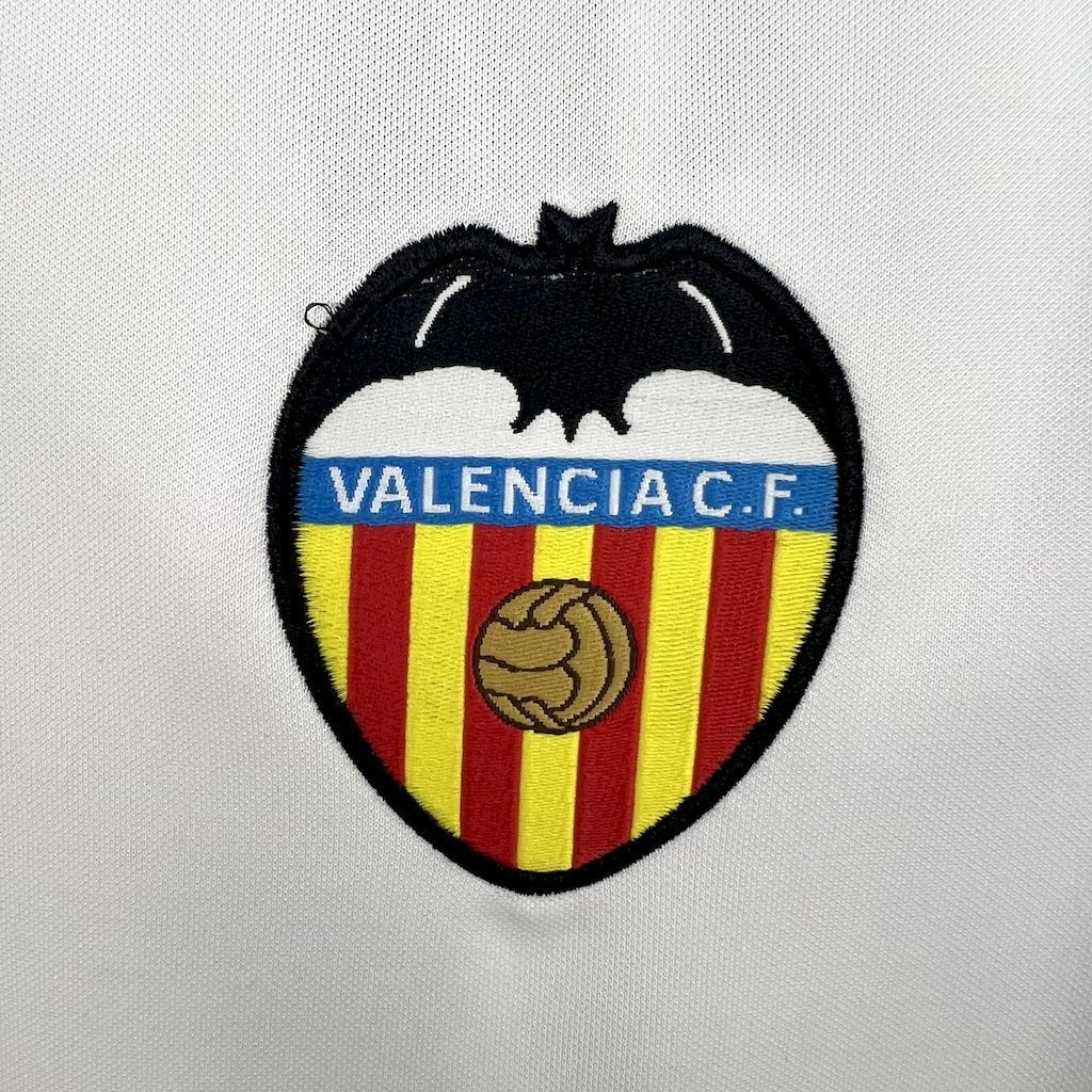 Valencia CF 200607 Home Retro Jersey