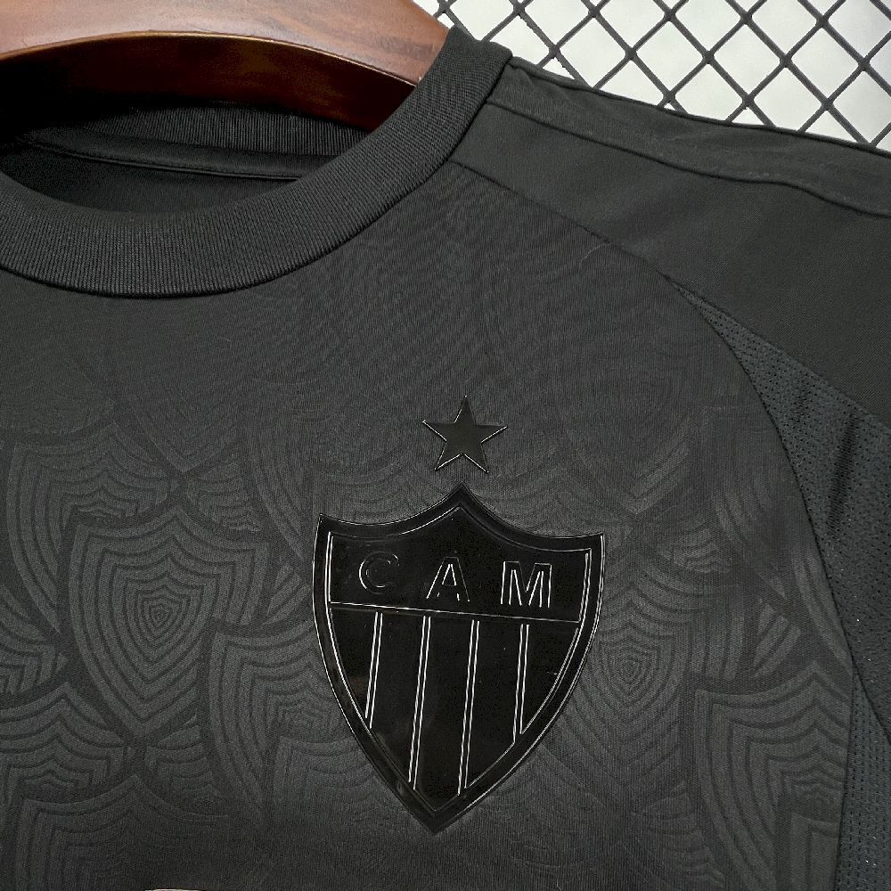 Men’s Atletico Mineiro 202526 All black special edition Jersey