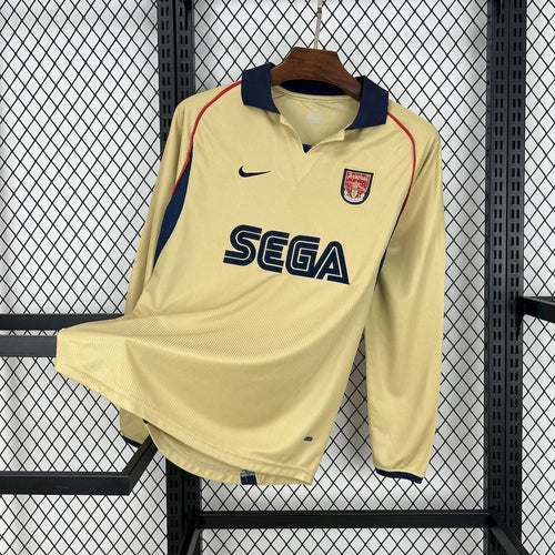 Arsenal 200102 Away Long Sleeves Retro Jersey - Fronte