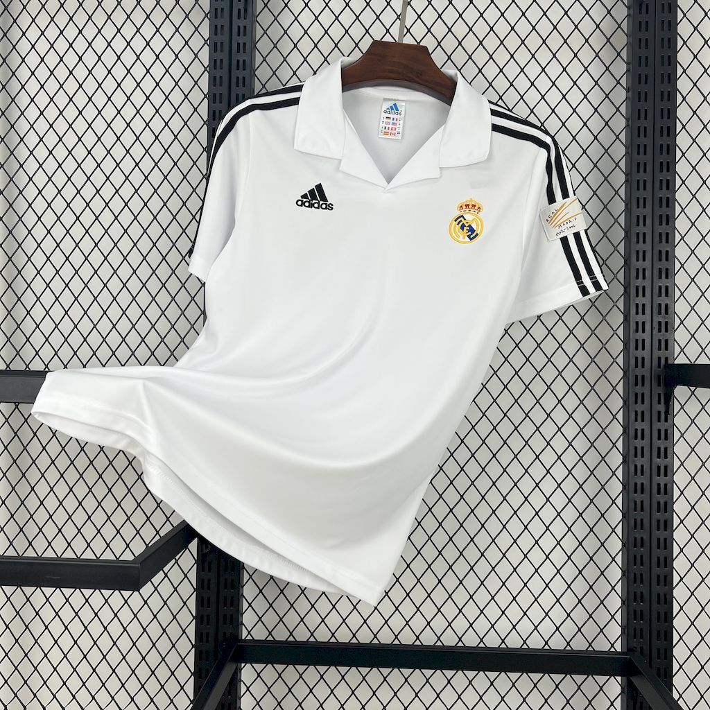 Real Madrid 200102 Home UCL Retro Jersey