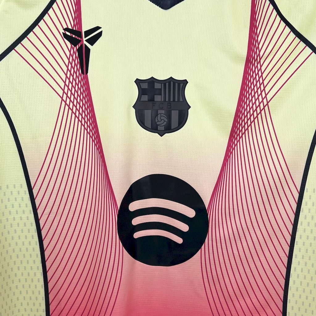 Barcelona 202526 Yellow Pink Special Edition Jersey