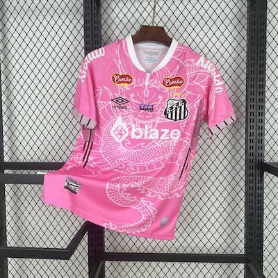 Santos 202526 Pink Dragon Special Edition Jersey - Fronte