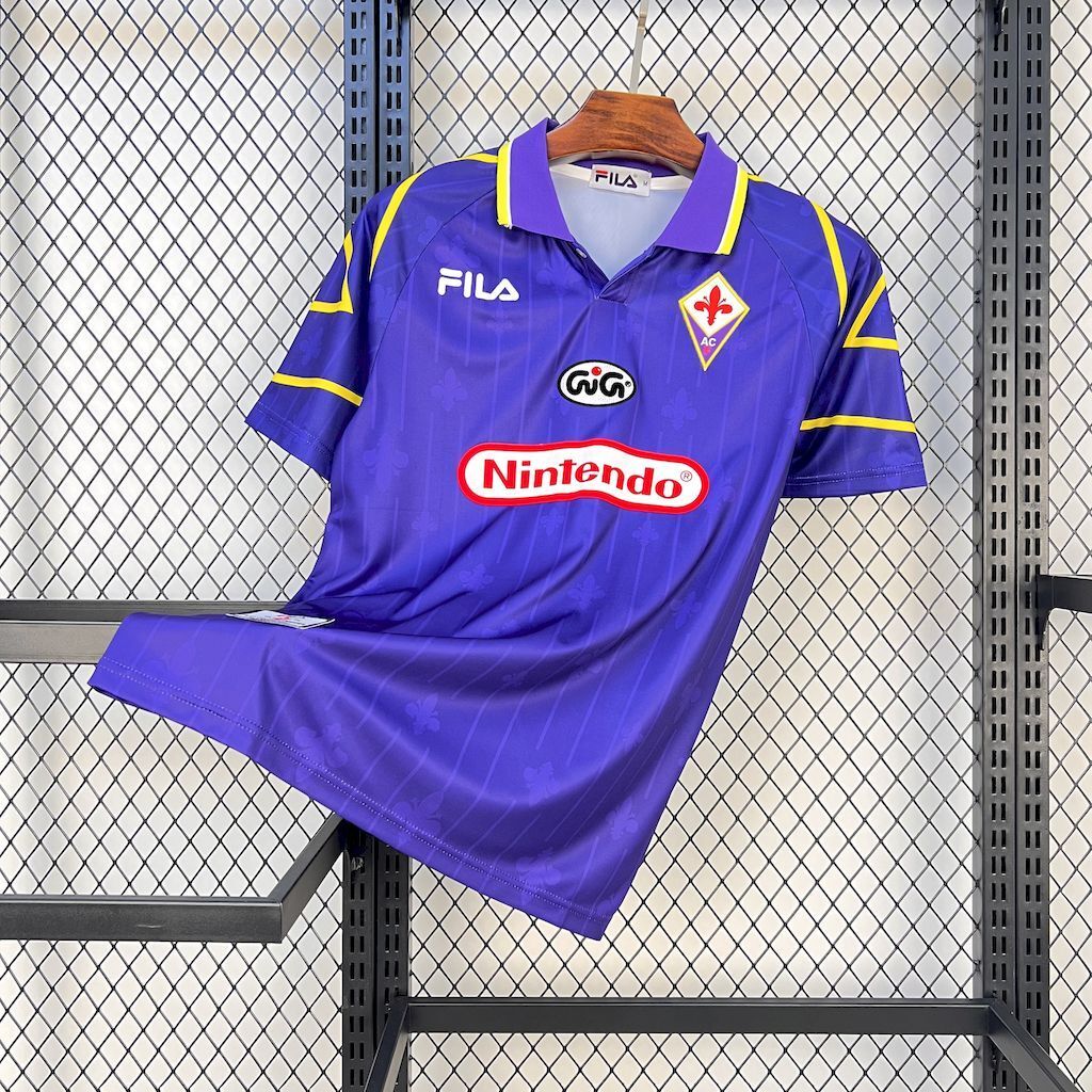 Fiorentina 199798 Home Retro Jersey