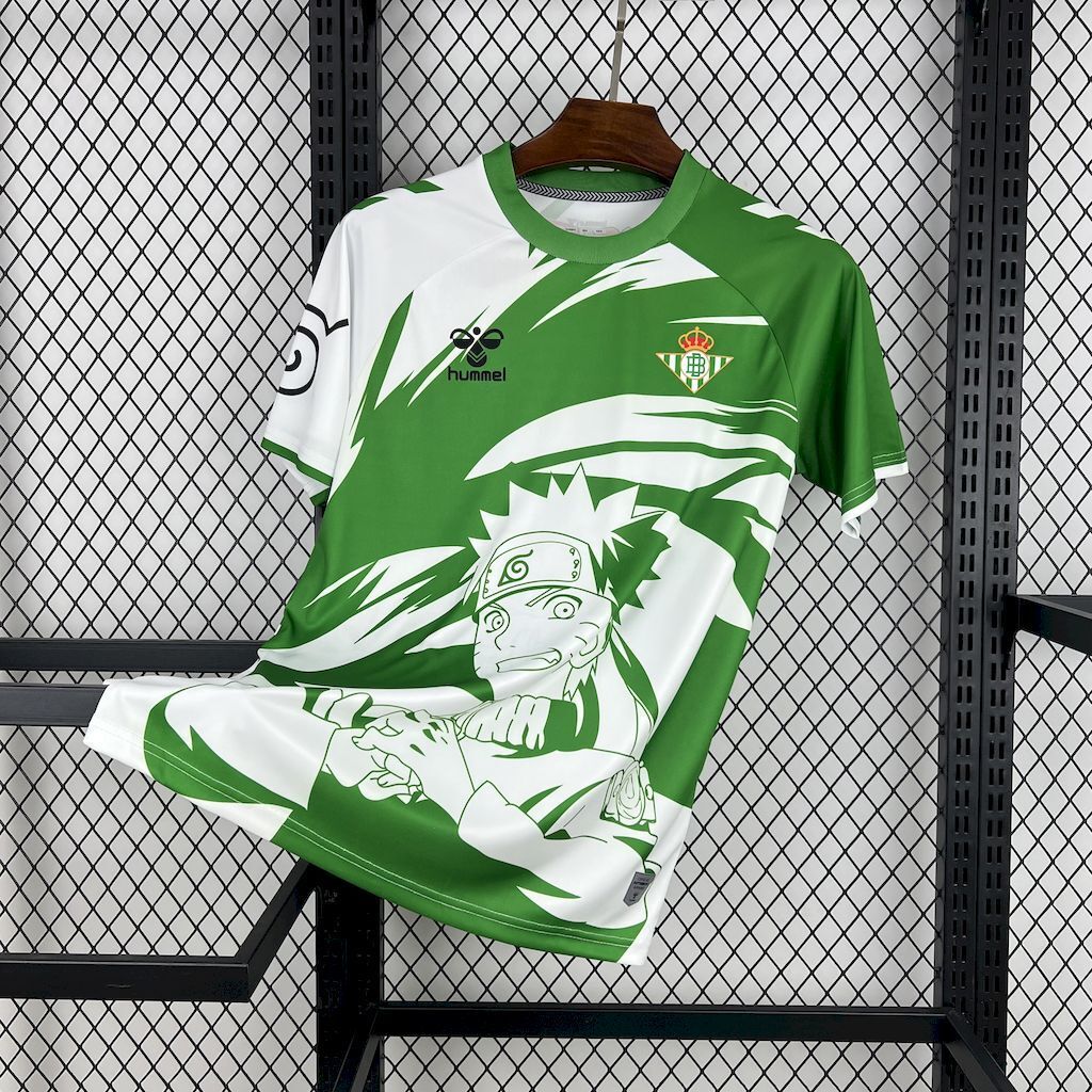 Real Betis 202526 Hummel x Limited-Edition Naruto Jersey