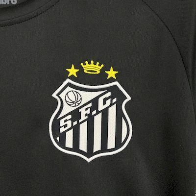 Santos 202526 Black goalkeeper Jersey
