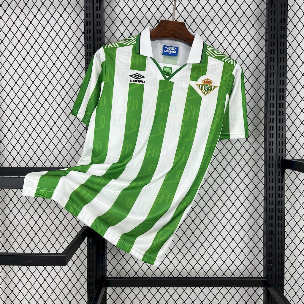 Real Betis 199495 Home Retro Jersey