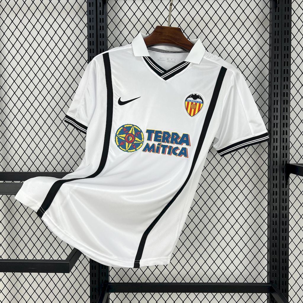 Valencia CF 200001 Home Retro Jersey