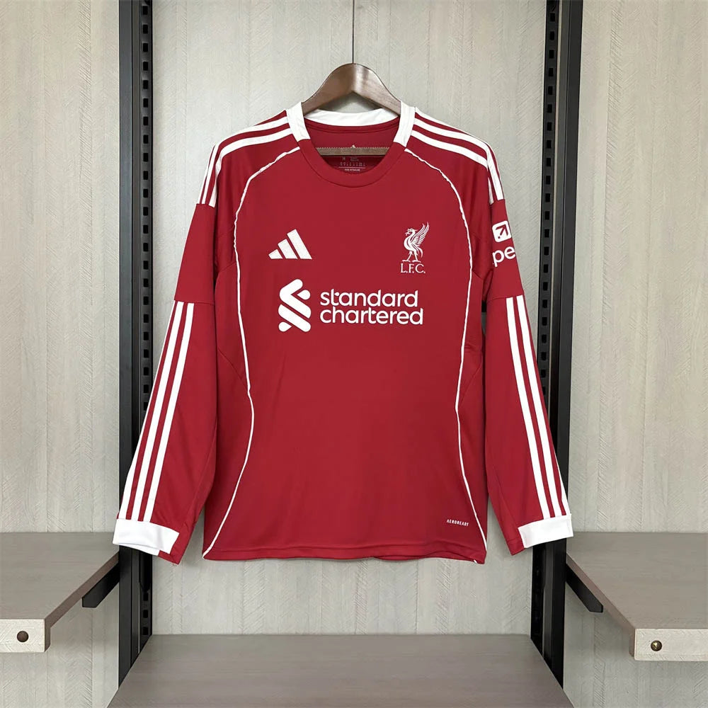 Liverpool 202526 Home Long Sleeves Jersey - Dettaglio 1