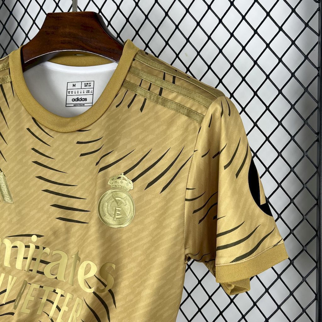 Real Madrid 202526 Training Gold Jersey
