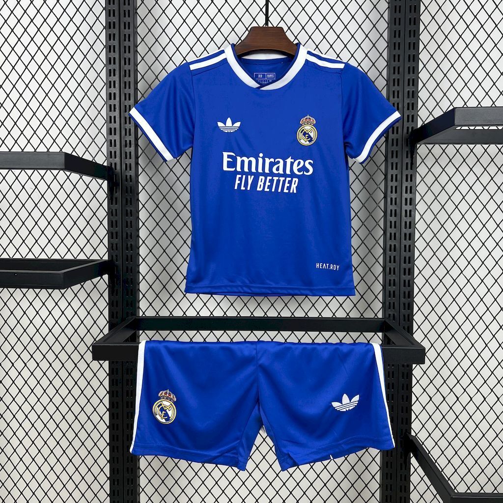 Real Madrid 202526 Third Kids Kit