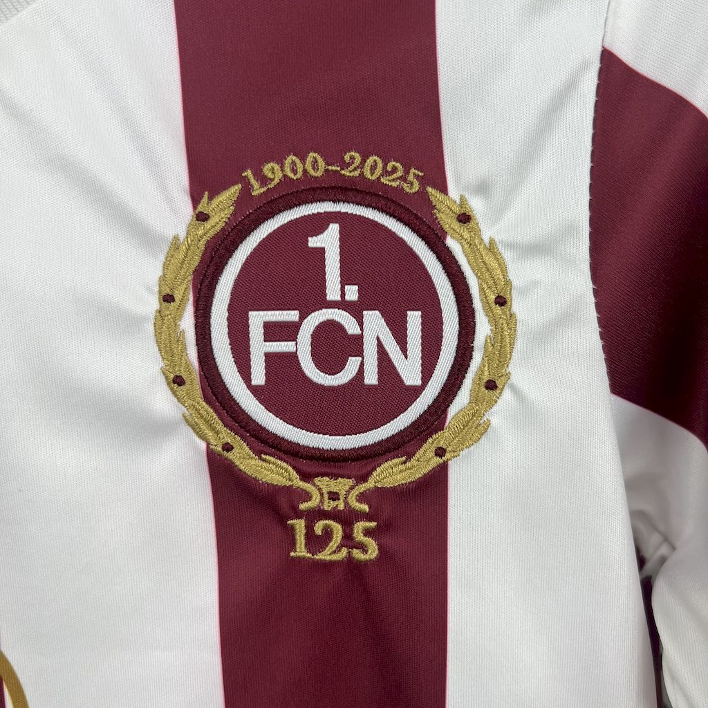 1. FC Nurnberg 202526 125th Anniversary Kids Kit