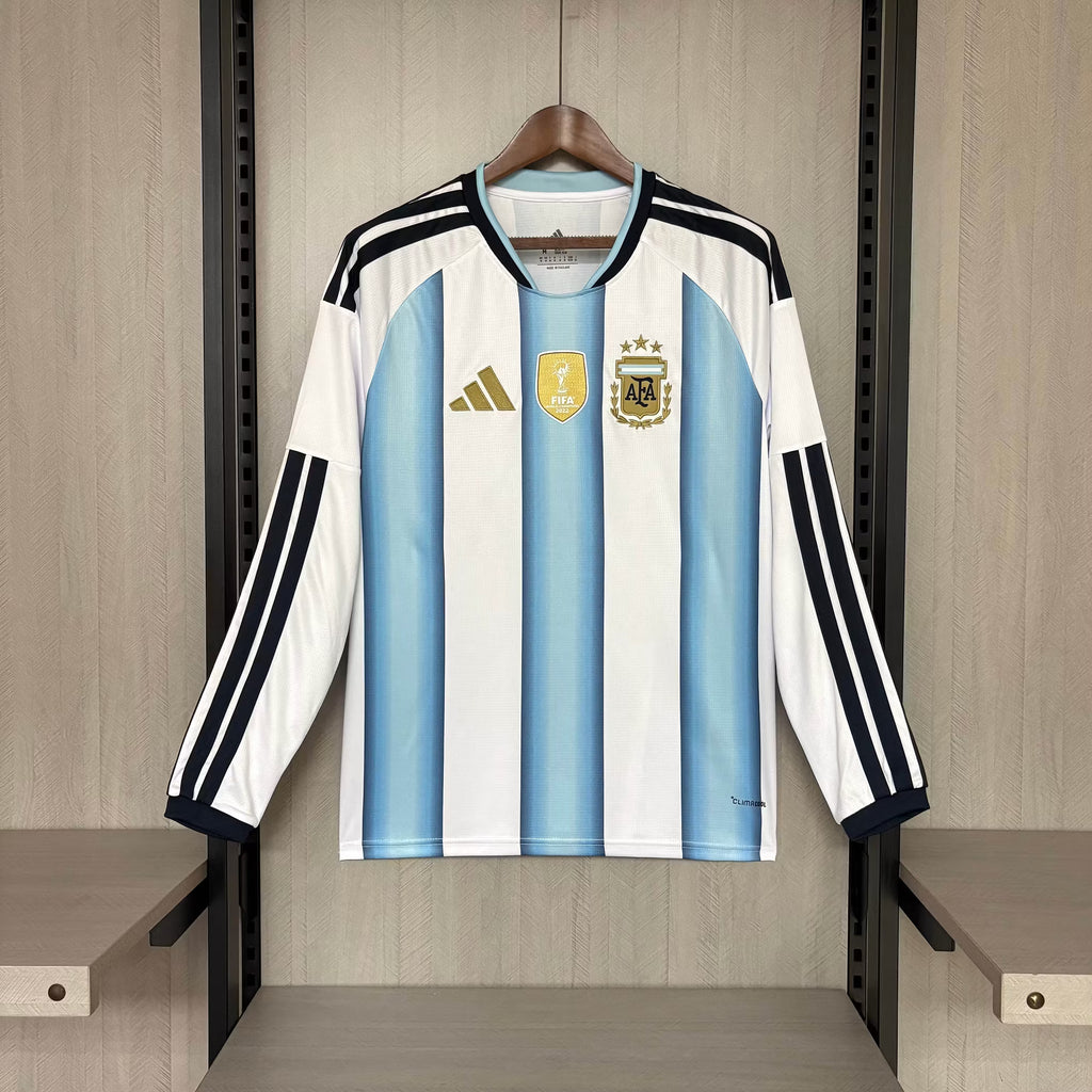 Argentina 2026 World Cup Long Sleeve Home Jersey - Fronte