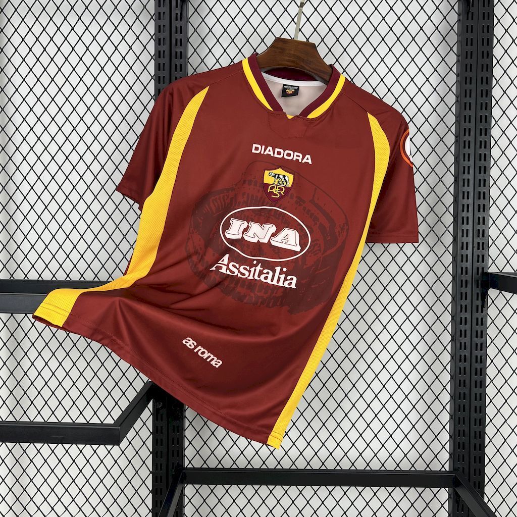 AS Roma 199798 Home Retro Jersey