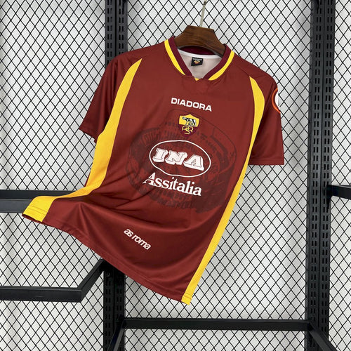 AS Roma 199798 Home Retro Jersey - Fronte
