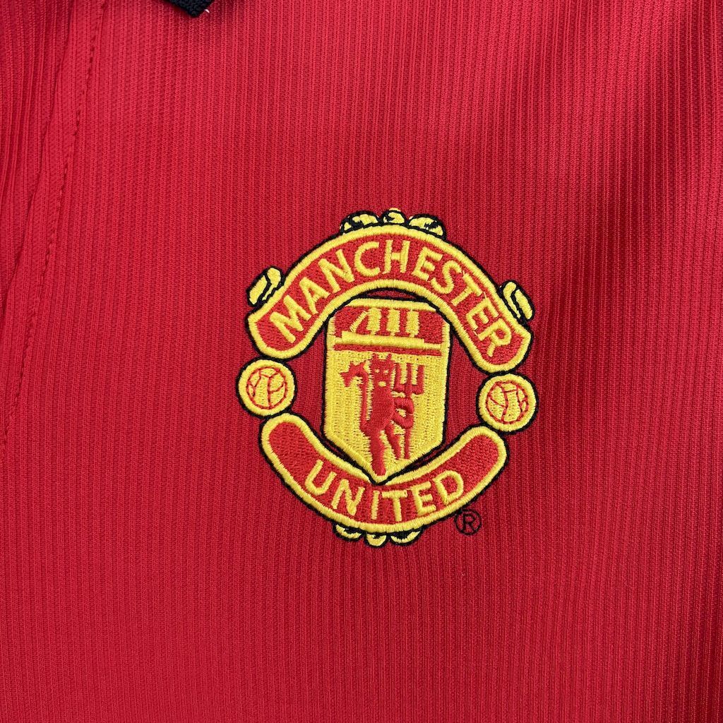 Manchester United 199899 Home Long Sleeves Retro Jersey