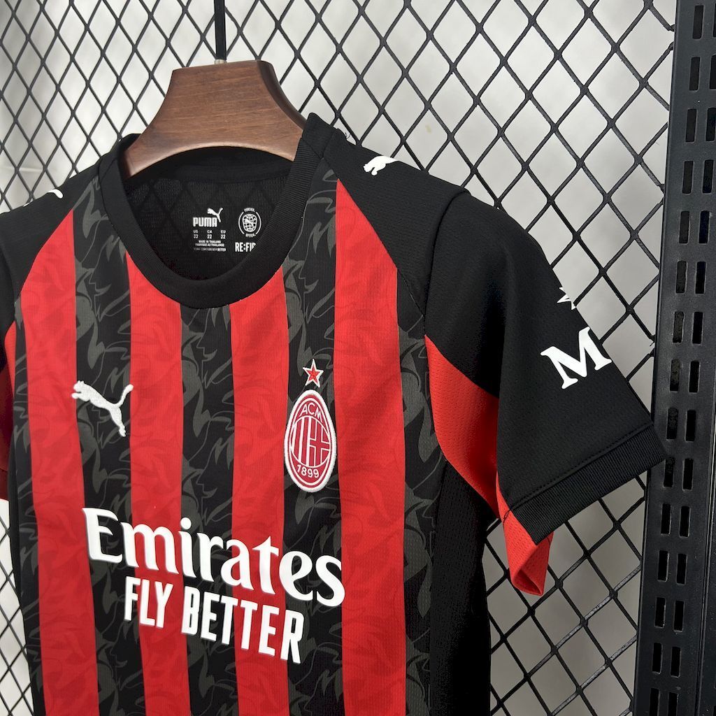 AC Milan 202526 Home Kids Kit
