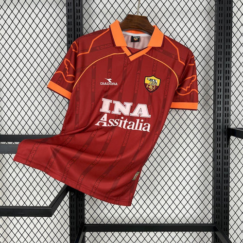 AS Roma 199900 Home Retro Jersey - Fronte