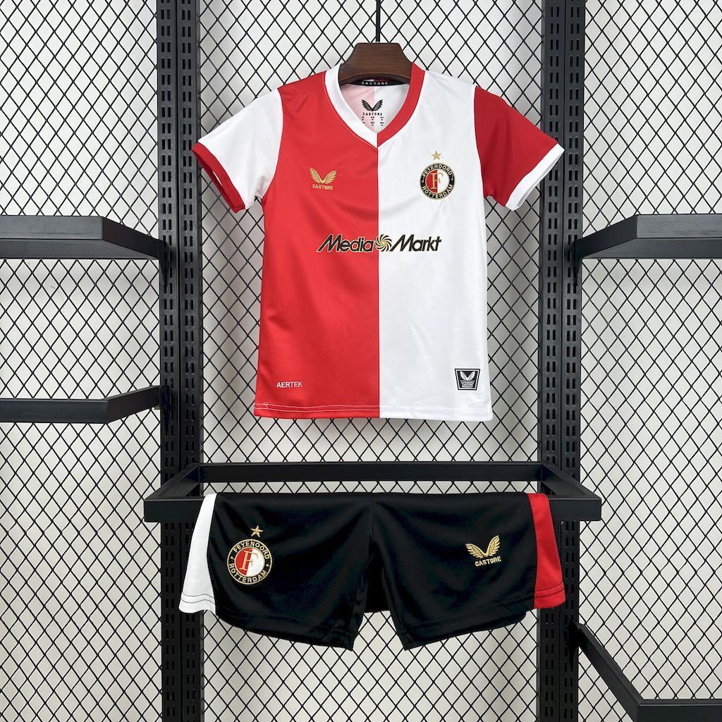 Feyenoord Rotterdam 202526 Home Kids Kit