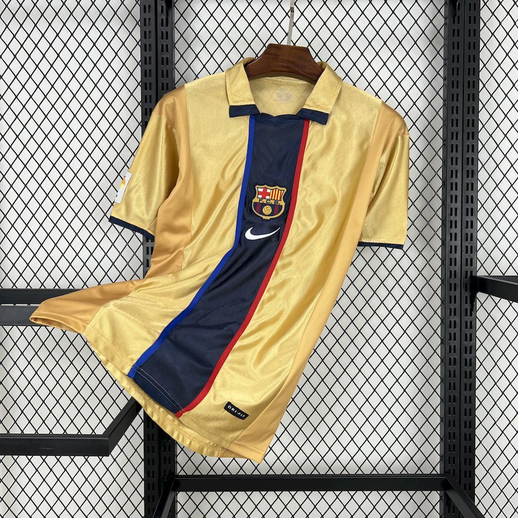 Barcelona 200102 Away Retro Jersey